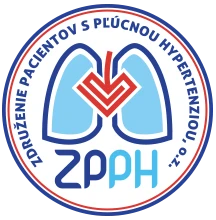 Združenie pacientov s pľúcnou hypertenziou logo